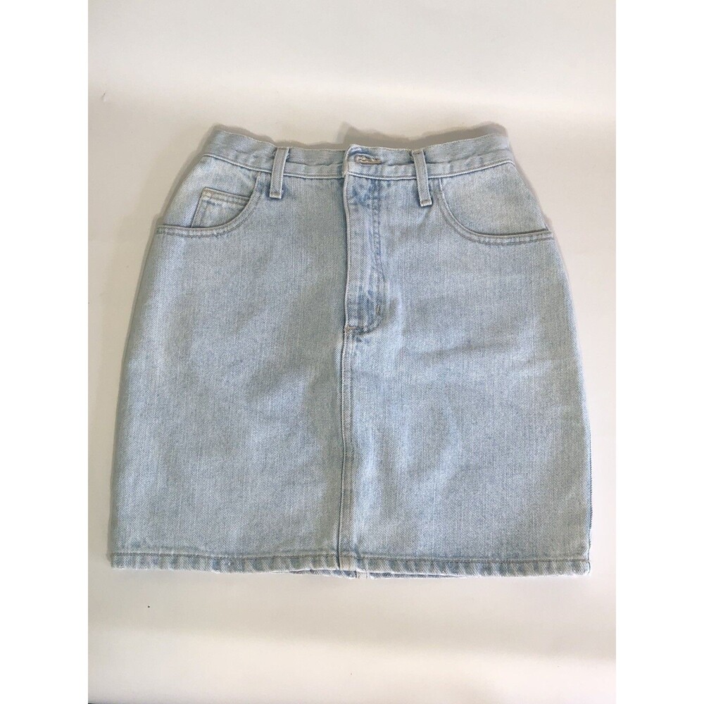 VTG 90s Georges Marciano Guess Jeans Denim Skirt Made In USA Waist Size 28 EUC